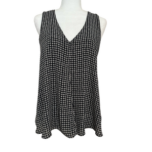 LOFT Layered Split Back Patterned Tank Top